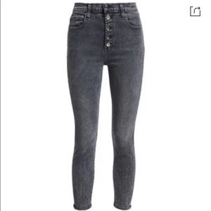 J Brand Lillie High Rise Skinny Jeans Crop Hook Up
